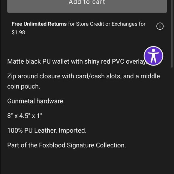 Foxblood GOTHIC BLOOD Drip Design Tote Bag and BONUS wallet! - Picture 7 of 8